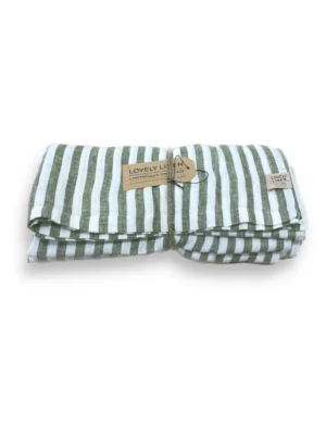 Obrus MISTY Jeep Green - Paski