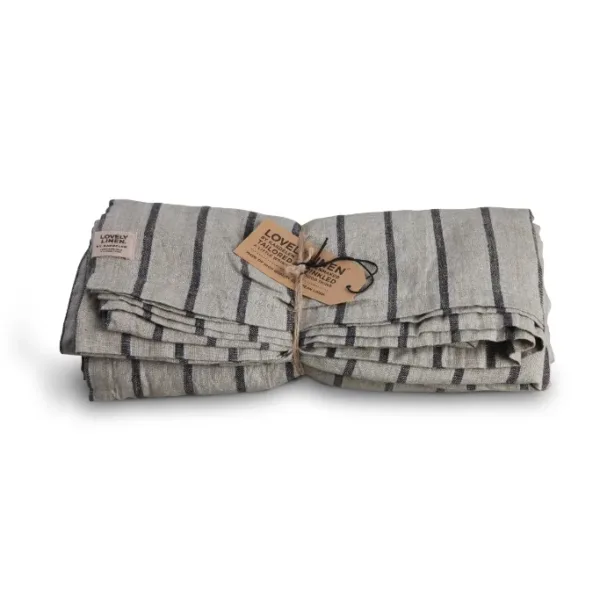 Obrus MISTY Stripe Black
