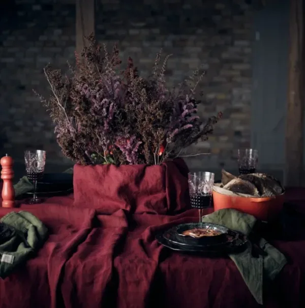 lovely-linen-table-AW19-9 Bieżnik CLASSIC Russet