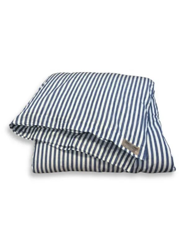 Poszewka Na Kołdrę MISTY Denim Blue - Paski