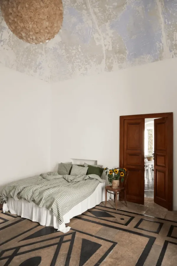 Poszewka Na Kołdrę MISTY Jeep Green - Paski