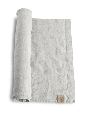 Bieżnik lniany LOVELY Light Grey – zdjęcie produktowe