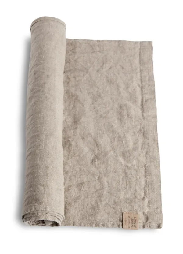 Bieżnik LOVELY Natural Beige – zdjęcie produktowe Bieżnik lniany LOVELY Natural Beige – zdjęcie produktowe