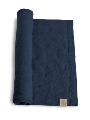 Bieżnik lniany LOVELY Midnight Blue – zdjęcie produktowe