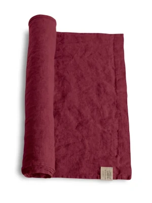 Bieżnik lniany LOVELY Cabernet – zdjęcie produktowe