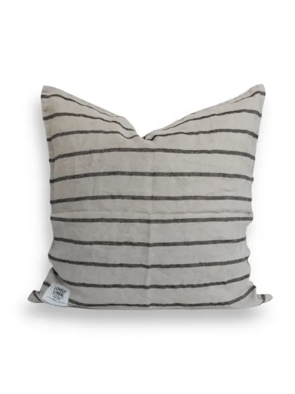 Dekoracyjna Poszewka Na Poduszkę MISTY Stripe Black