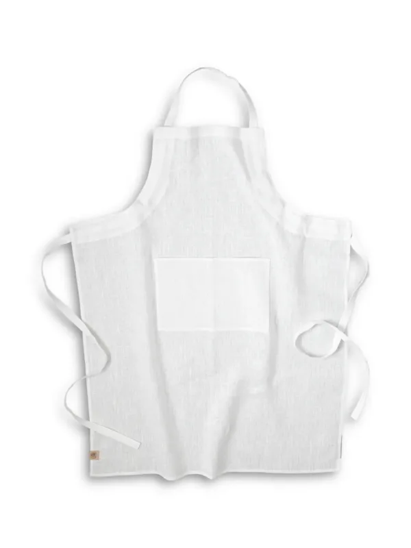 Fartuch CLASSIC Off-White – zdjęcie produktowe 3:4 Fartuch CLASSIC Off-White – zdjęcie produktowe