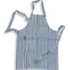 Fartuch MISTY Denim Blue - Paski – zdjęcie produktowe