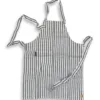 Fartuch MISTY Dark Grey - Paski – zdjęcie produktowe