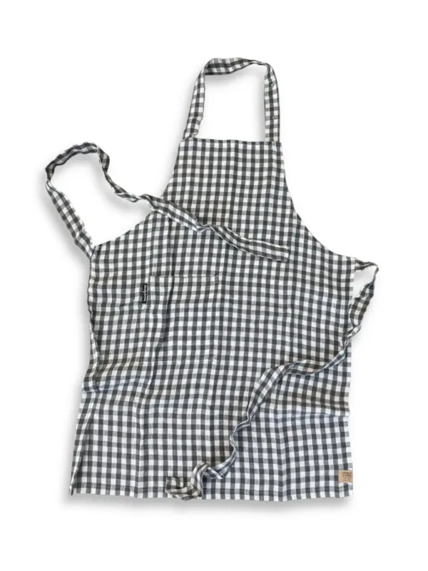 Fartuch MISTY Dark Grey - Kratka – zdjęcie produktowe